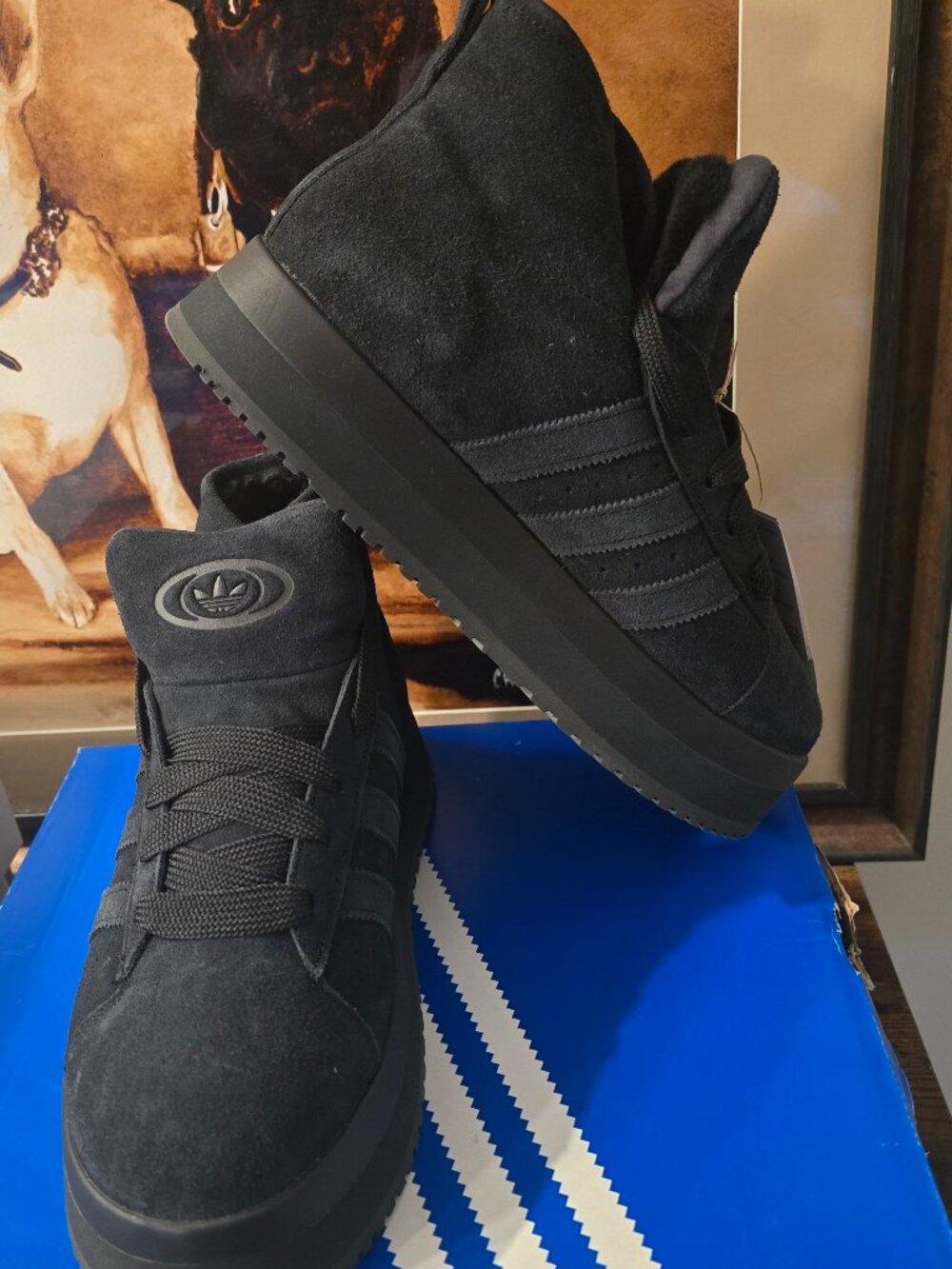 Adidas Campus 00s Winter Mid Black JR3737 MULE Womens Shoes Boots Size 10 NEW